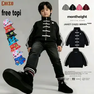 jaket anak chinese new year unisex / jacket anak cheongsam MONTHEIGHT Fashion Running Sweater Terbaru