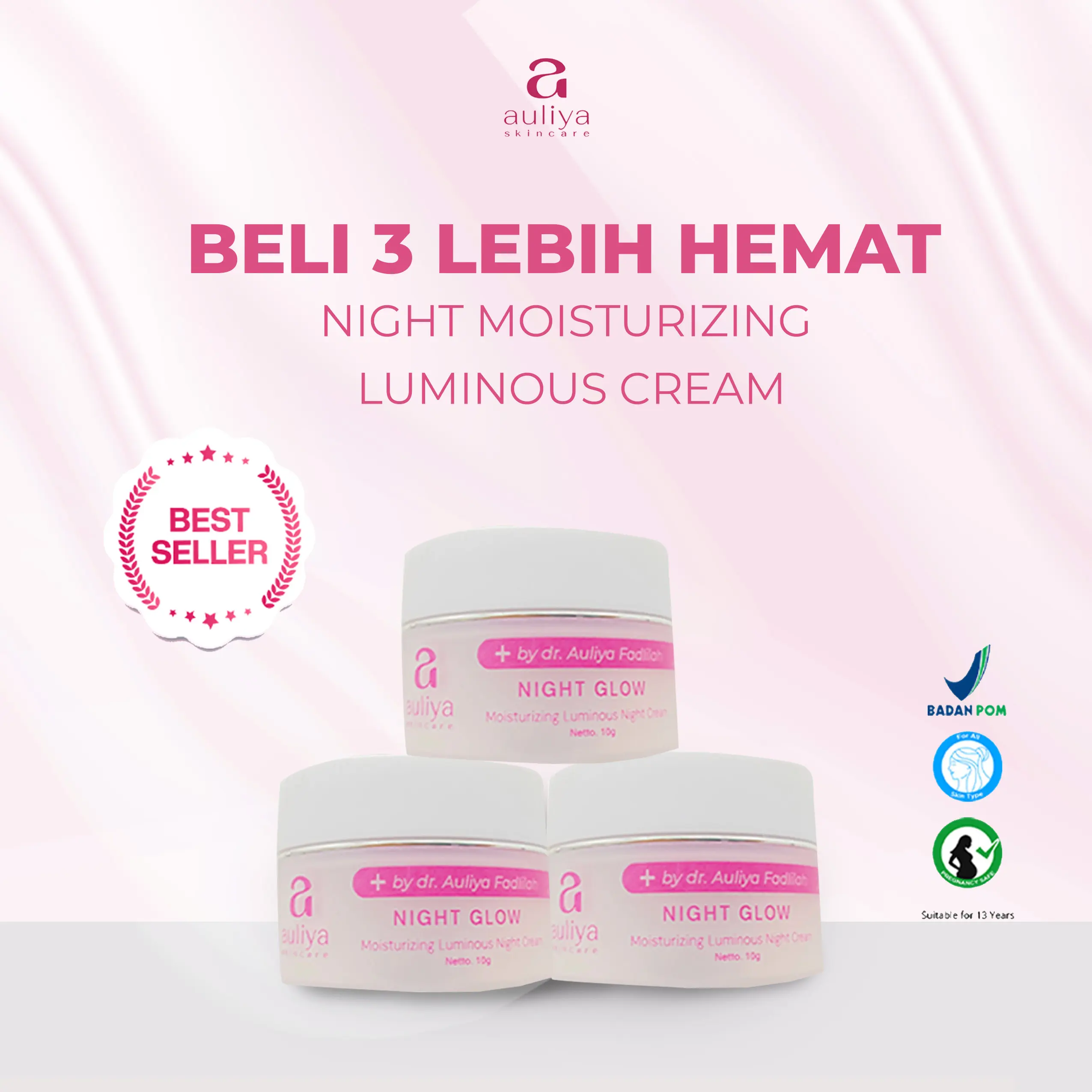 [BELI 3 LEBIH HEMAT] Night Moisturizing Luminous Cream