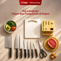 Gambar [SPESIAL KOKO PANCI]Cypruz Pisau Set Premium 10 pcs dari Cypruz Kitchenware Kota Bekasi 4 Tokopedia