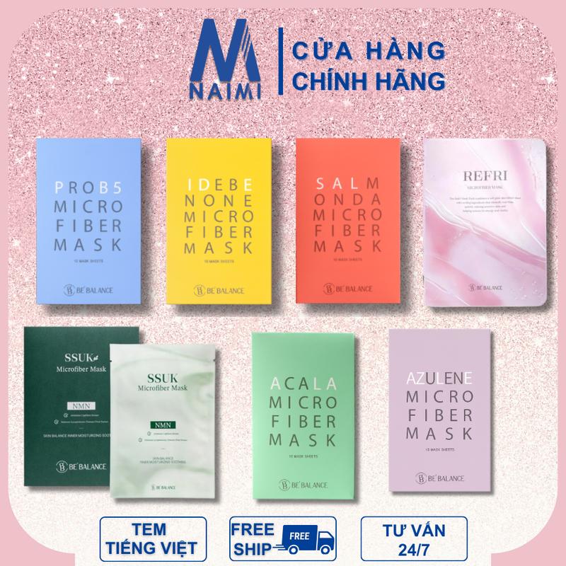 Mặt Nạ Vải Vi Sợi BE' BALANCE MICRO FIBER MASK 3in1 giúp Làm Đẹp và Chăm Sóc Da…