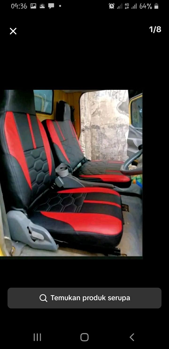 Product Introduction of sarung jok cover jok mobil truk canter ful busa desain simpel dan elegan Car kendaraan mudah di pasang 2