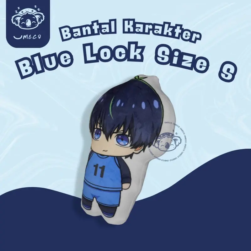 UMECO - Bantal Karakter Anime Blue Lock Size S | Plushie - U075 5