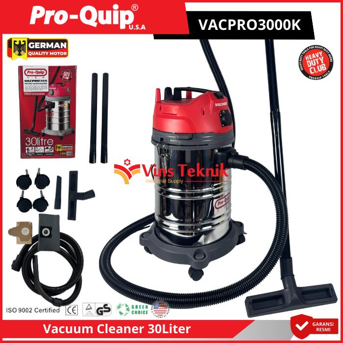Gambar ProQuip VACPRO3000K Mesin Penghisap Debu Vacum Vacuum Cleaner 30L Wet & Dry VACPRO3000 dari Vins Teknik Bekasi Kota Bekasi Tokopedia