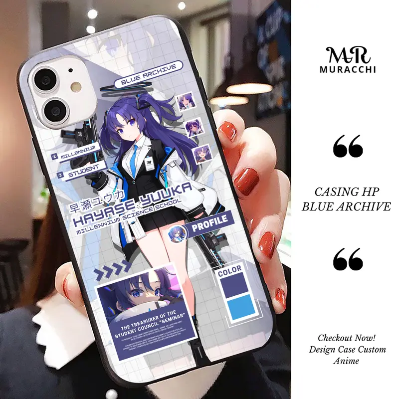 Custom Case Softcase Hardcase Casing Blue Archive All Type HP Smartphone dll soft  case 0