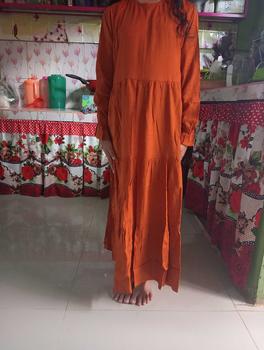 Product Review of Gamis Anak Perempuan Muslim 4 s/d 11 Tahun Homey Dress Nayla Polos By Erlimakids Bahan Katun Rayon Viscose Premium Lucu Dan Cantik Nyaman Dipakai Bisa COD from u**3 0