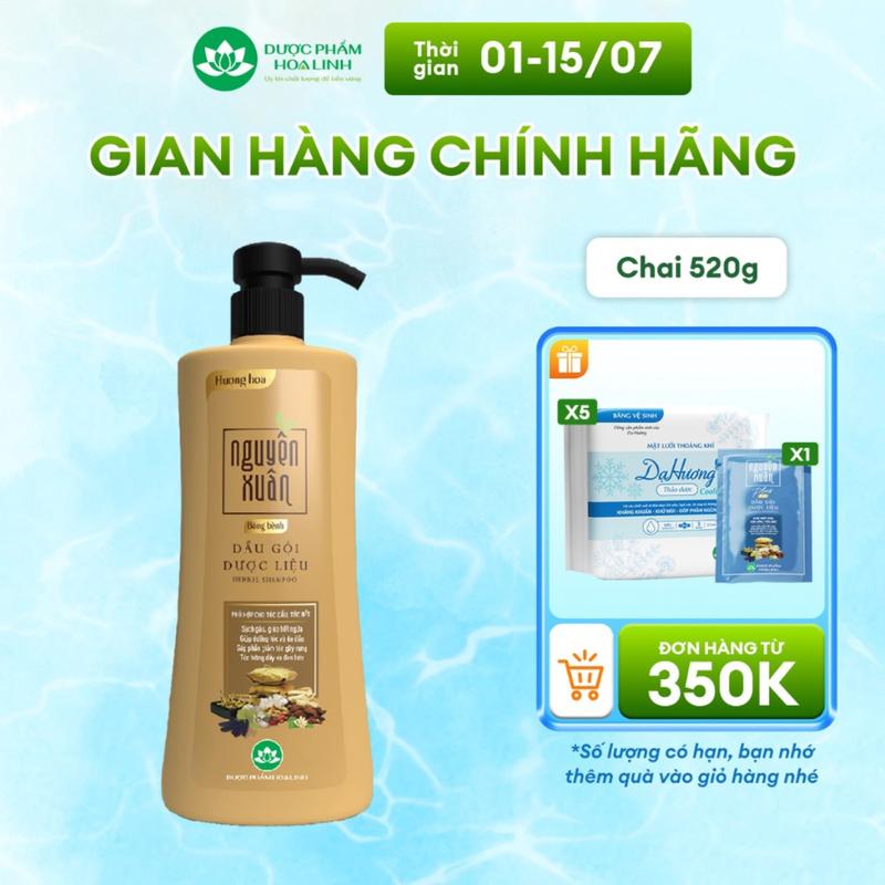 {MỚI} Dầu gội dược liệu Nguyên Xuân Bồng bềnh 470g KM 50g - Giá không đổi