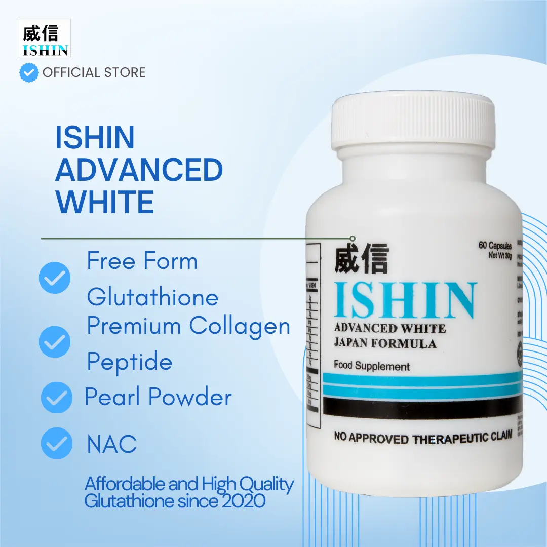 ISHIN ADVANCED WHITE GLUTATIONE AND ISHIN-C PLUS BUNDLE- 60 CAPSULES - TikTok Shop Philippines ISHIN ADVANCED WHITE GLUTATIONE AND ISHIN-C PLUS BUNDLE- 60 CAPSULES - TikTok Shop Philippines
