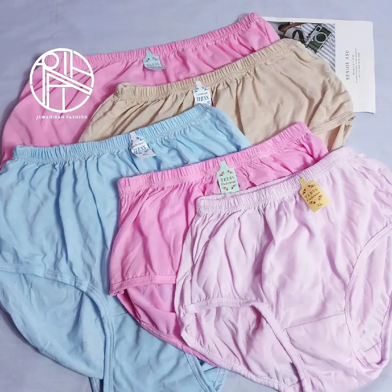 Celana Dalam Cewek Dewasa Jumbo 120Kg Katun High Quality Lembut Celana Bumil Nyaman 6L 5L 4L 3L || Jawahirah fashion 0