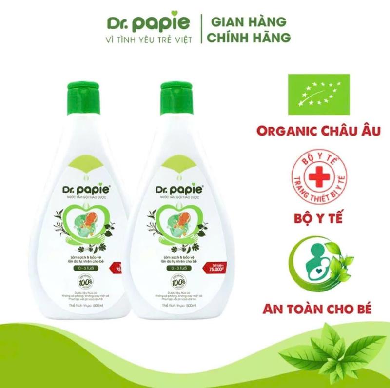 Combo 2 Nước tắm gội thảo dược cho bé 500ml
