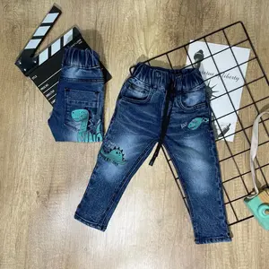 Celana Jeans Anak / Celana Anak Laki Laki / Celana Panjang Bayi Usia 6 Bulan- 7 Tahun #Lembut #Premium #DinoPanjang (CPJ-03)