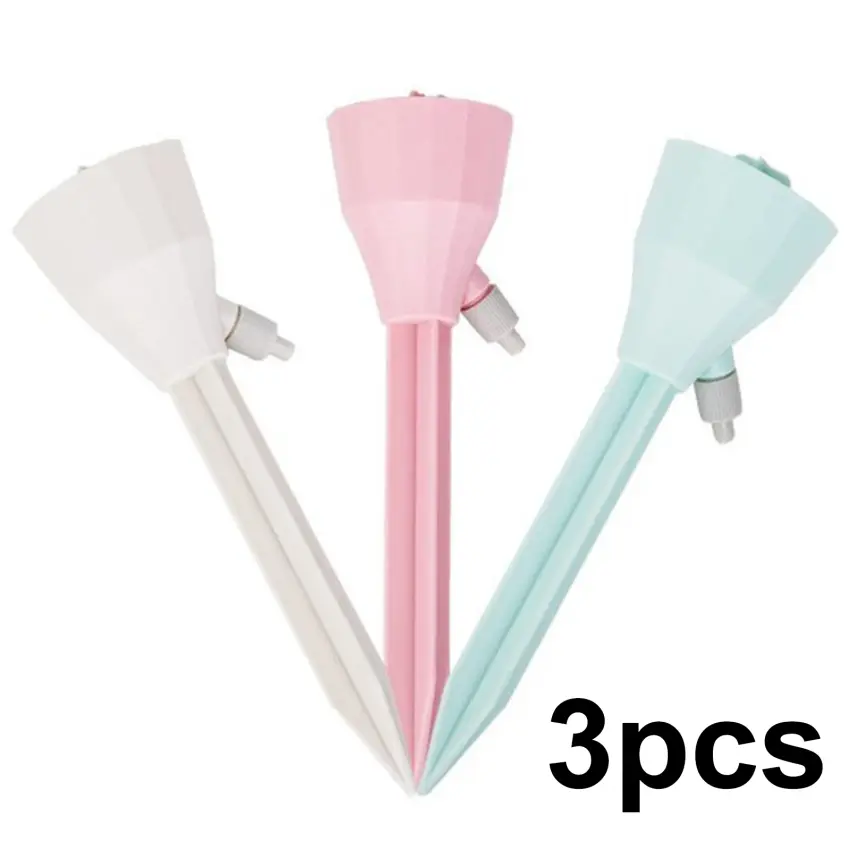 3Pcs Drip Irrigation System Automatic Self Watering Spikes Adjustable for Plants Indoor Outdoor Potted Plants Irrigation System