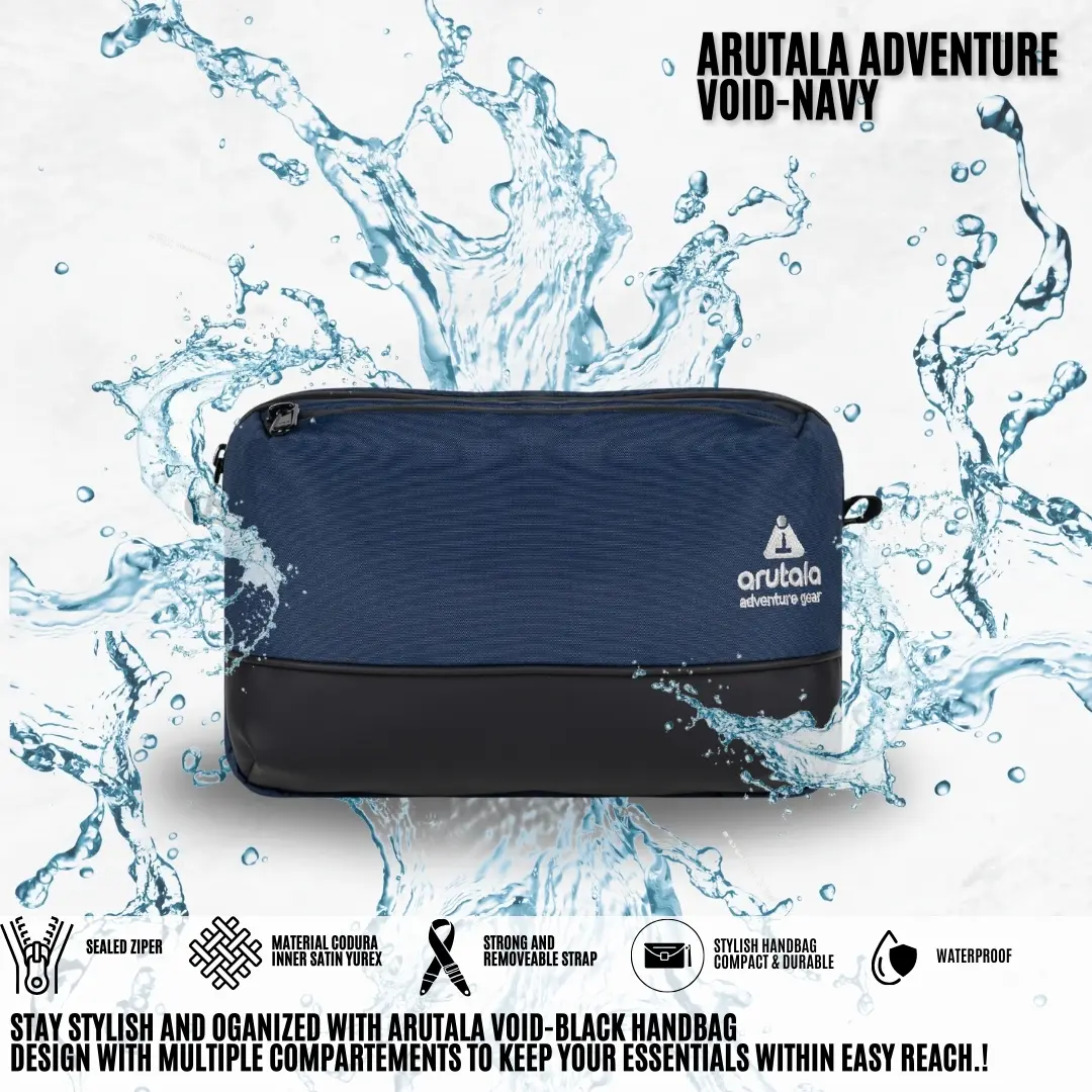 Arutala Adventure - Voidline NAVY Waterproof Handbag Slingbag Clutch Tas Jinjing Pria Wanita Waistbag
