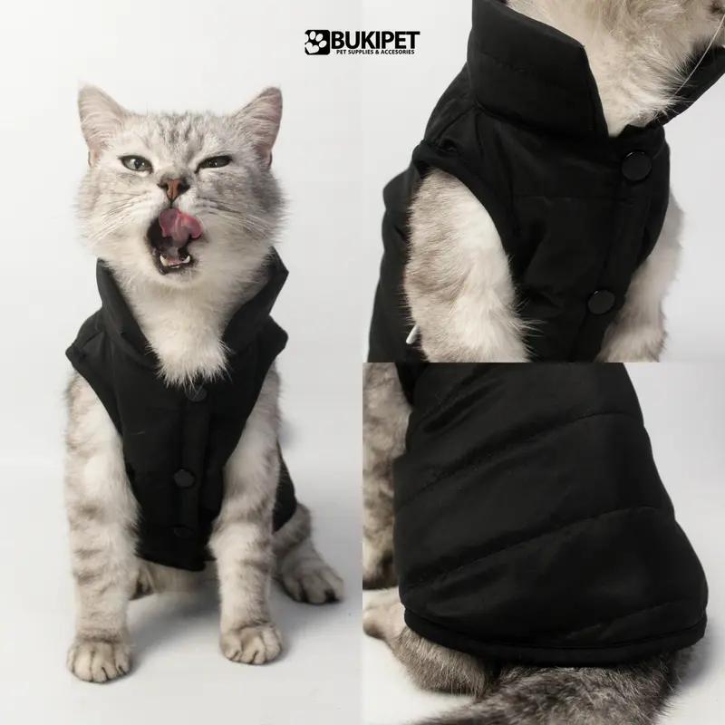 Baju Kucing Anjing Lucu Cowok Cewek Murah Jaket Gelembung - Bukipet Puffer Jacket Series 1