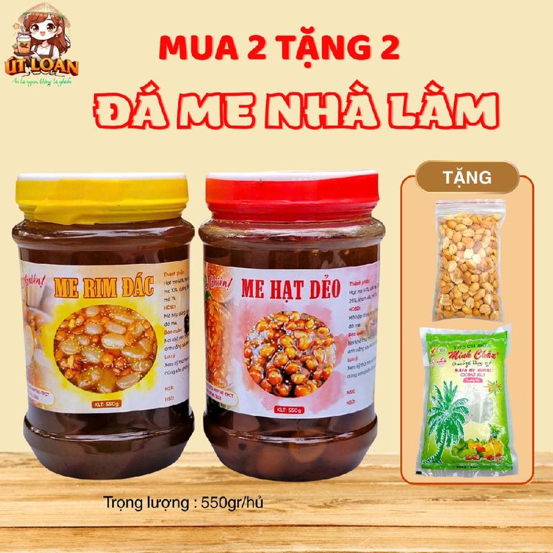  COMBO 2hủ mix vị gồm: ME RIM ĐÁC  550gr  ME THẠCH DỪA  550gr  ME ĐÁC MÍT  550gr  ME DỪA NƯỚC  550gr  ME DẺO  550gr  - Me rim chua ngọt  Tặng kèm 500gr Thạch Dừa 1 gói đậu phộng  - Ăn vặt Food 