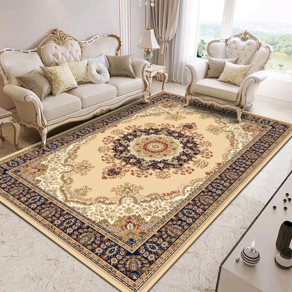 Karper Lantai Ruangan Rumah Polyester Anti Selip Ukuran 120*180 cm keset lantai rumah rumbai karpet viral