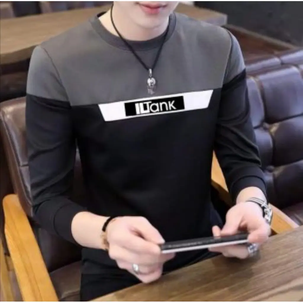 KAOS PRIA LENGAN PANJANG TANK BAHAN BABYTERRY BAJU PRIA LENGAN PANJANG
