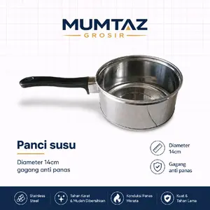 Panci Rebus staiess gagang plastik 16cm Stainless Plastik