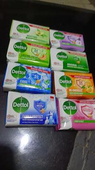 Product Review of Sabun Mandi Dettol 100 gr Variant Skincare, Moustere, Cool, Fresh, Lastingfres, Reenergize, Family Protect - Promo Cuma 36k, Dapat 6 pc - Soap Wangi Tubuh Mencerahkan Perawatan Hijau Membersihkan Tangan Cair sabundettol from L**a 0