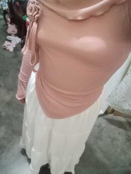 Product Review of KIYANA Cirebon Cloth - Flower Top / Long Sleeve Ribbon Coquette Knit Top / Atasan Knit Lengan Panjang Wanita Knitwear Crop Cardigan Baju Tangan Kerah from ** 1