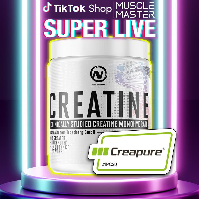 [TRỢ GIÁ] Bột CREAPURE Siêu Tinh Khiết NUTRISTAT CREAPURE Creatine Monohydrate 300g