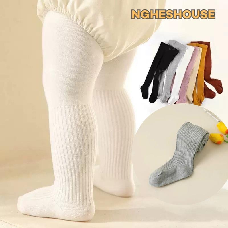 Quần Tất Quần Legging Cho Bé Chất Cotton Co Giãn Cho Bé Trai Bé Gái