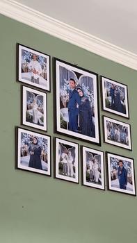 Product Review of (9 PCS) PAKET KODE 144 CETAK FOTO + BINGKAI MDF Dipasang di Dinding Modern Dekorasi Bukan Musiman dinding from i**9 0