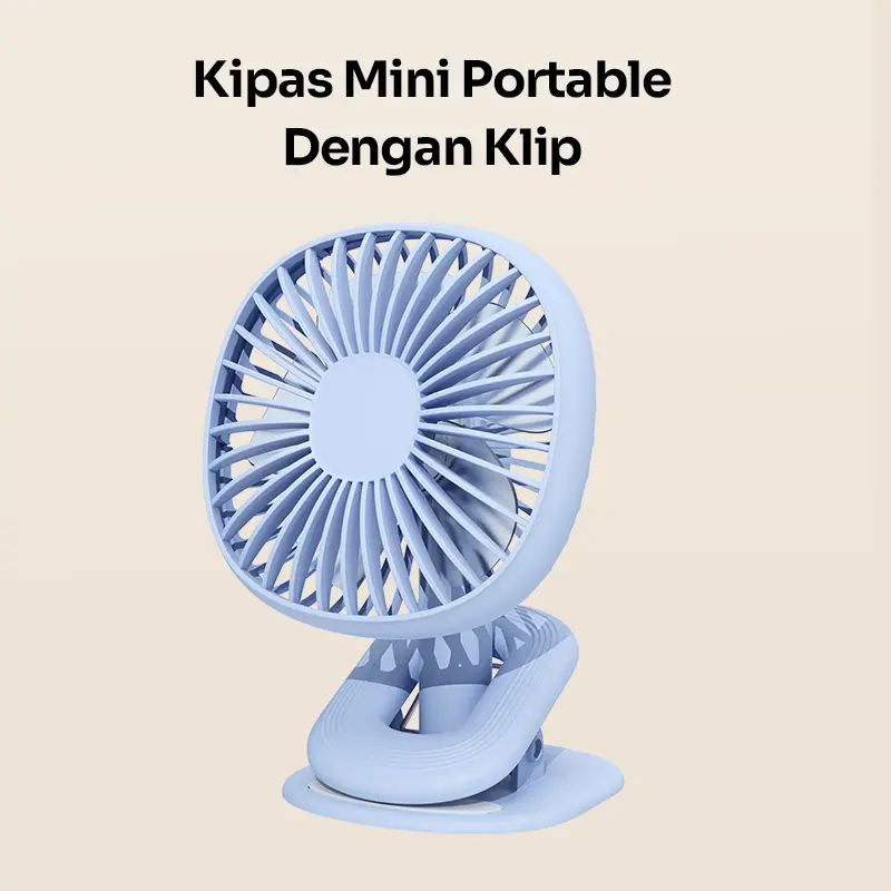 Robot Mini Fan RT-BF10B Kipas Angin Portable dengan Klip Kuat Original - Garansi 1 Tahun 3