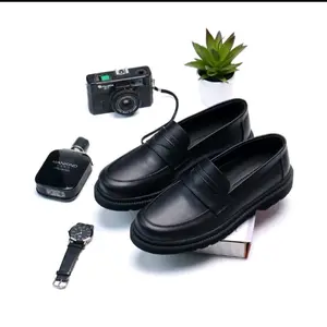 Sepatu Pria Docmart Casual Sepatu Formal Pantofel Laki Laki Hitam Doff Loafer Terbaru Kantoran