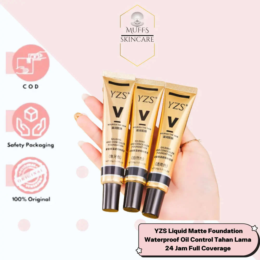 YZS Foundation Melembabkan BB Cream Concealer Mencerahkan Kulit Secara Alami - Pencerah Wajah