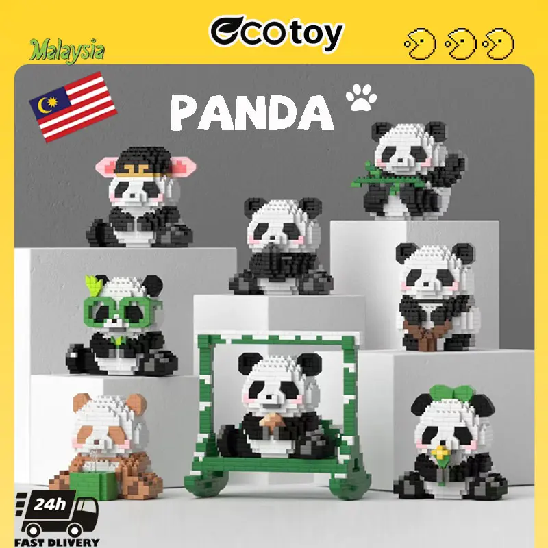 Mini Building Blocks Panda Sets Cute Micro Mini Panda Building Bricks for Adults Micro Nano Bricks Perfect Party Favors