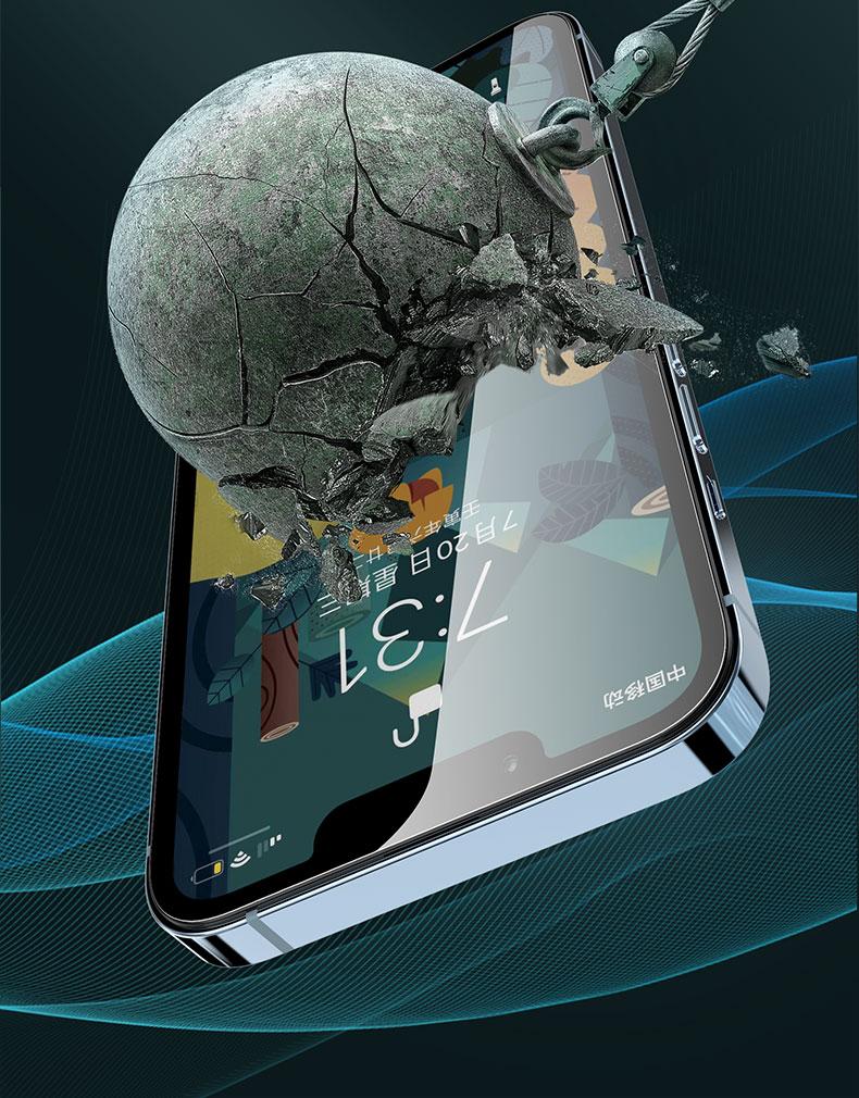 Product Introduction of [Cod] 2025 new wsken HD tempered glass for iPhone 16 Pro Max/16 pro/15 Pro Max/13/12/11/X tempered film [auto dust removal] full screen coverage, HD screen protector dustproof film accessories 17