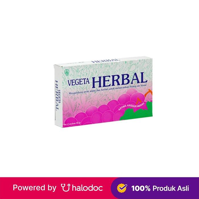 Gambar vegeta herbal box 6 sachet dari Apotek Halomedika Kemuning Kota Palembang Tokopedia