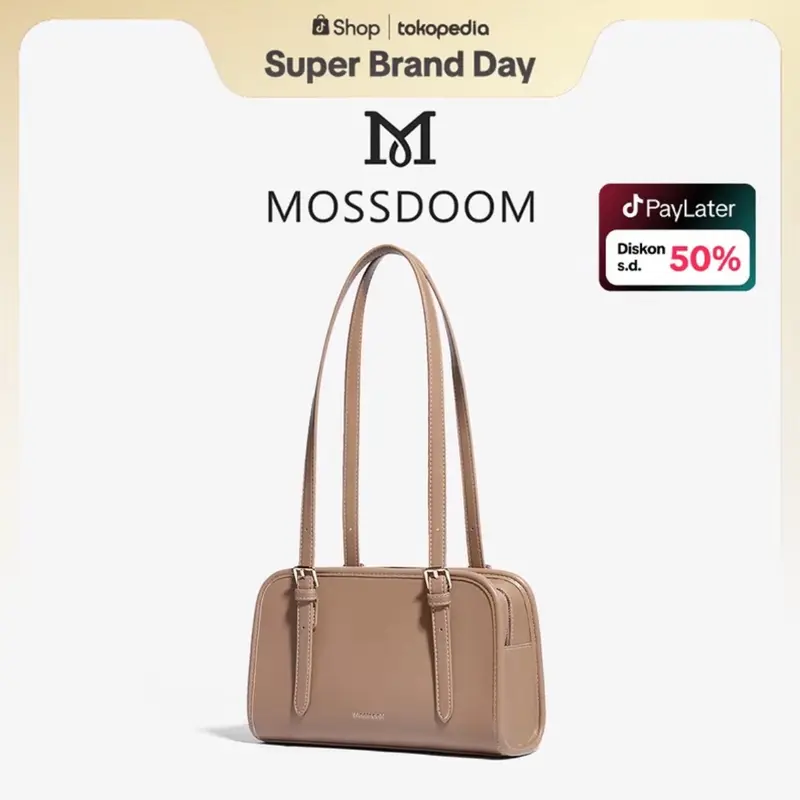 MOSSDOOM Tas Wanita Renee Bag Tas Bahu Sederhana Tas Tangan Fashion 0