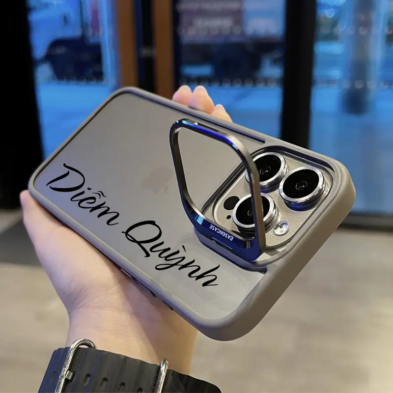 Ốp điện thoại chống rơi tên tùy chỉnh đa chức năng mới cho iPhone 15 Pro Max 13 12 14 Pro Max