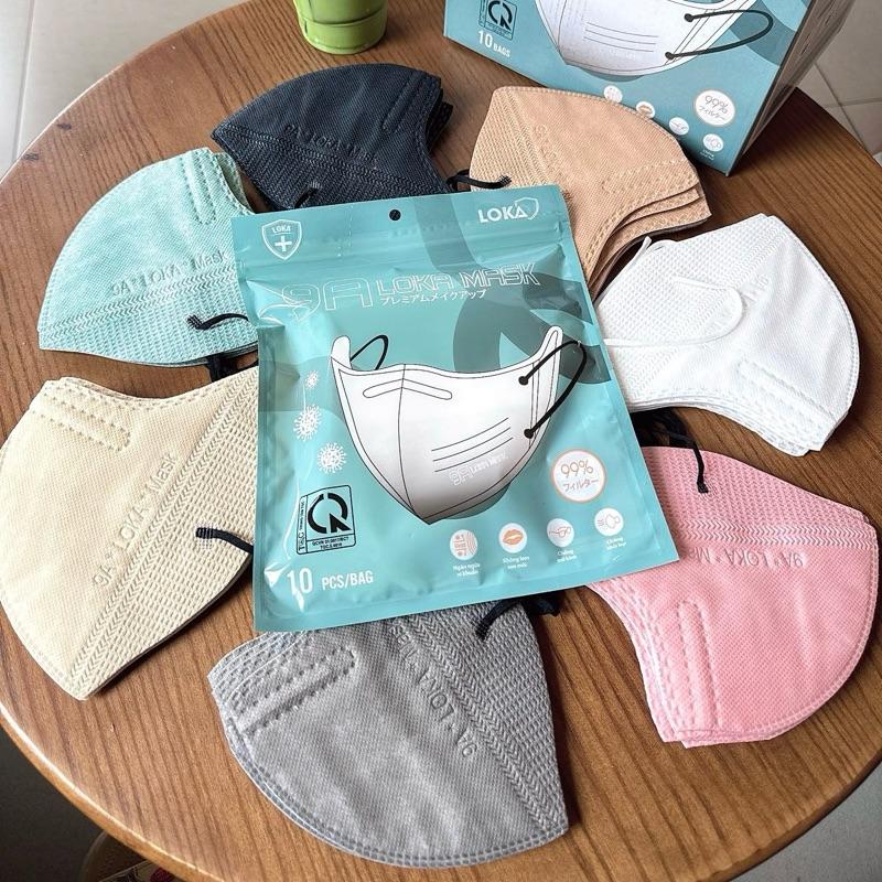 [ Thùng 200 Chiếc ] Khẩu Trang 9A LOKA MASK, Kháng Khuẩn, Chống nắng toàn diện, độ che phủ ôm trọn khuôn mặt