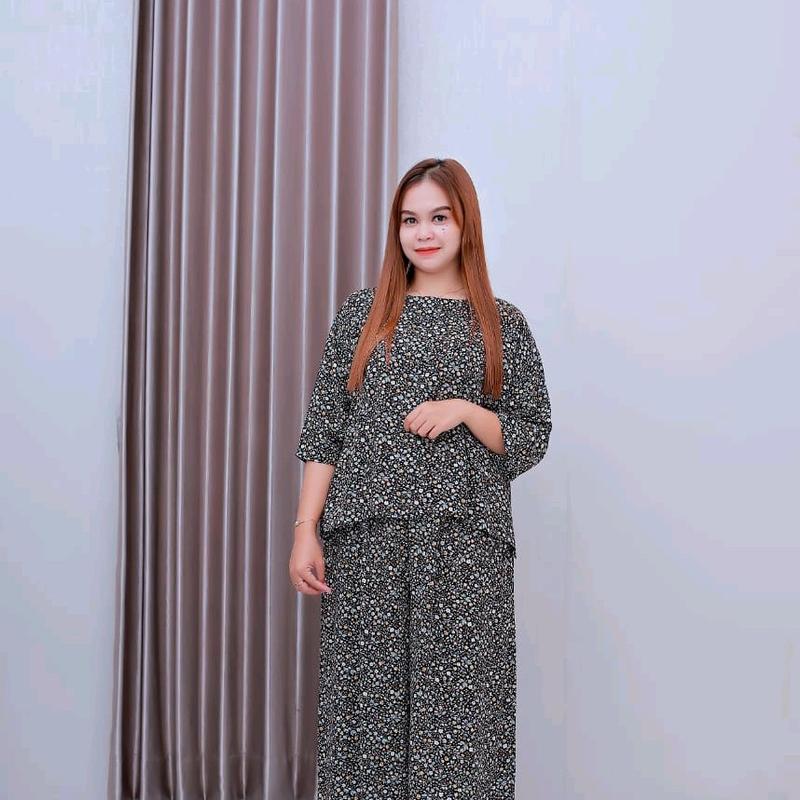 premium baju tidur  piyama pajamas one set rayon sleeper wanita pajamas daster mahal daster lengan 3⁄4 3