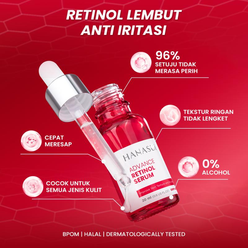 HANASUI Advanced Exfoliating & Retinol Serum 20ml 1