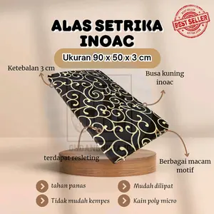 Alas setrika busa.Alas setrika inoac.90x50x3 cm.Alas setrika busa inoac.Alas setrika tebal 3 cm Portable