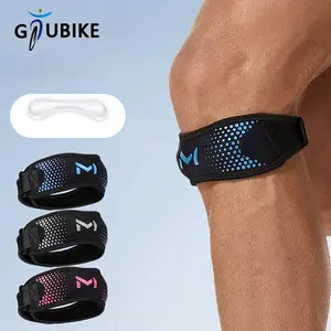 GTUBIKE 1PC Patella Knee Strap Adjustable Knee Brace Patellar Tendon Stabilizer Support Band for Soccer Basketball Running Jumpe - Blue