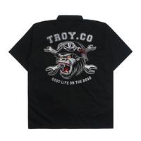 Gambar Troy Company Work Shirt Workwear Black Aviator Gorilla - Kemeja Kerja Workshirt Hitam WSD 3048 - M dari Troy Company Kab. Sleman 1 Tokopedia