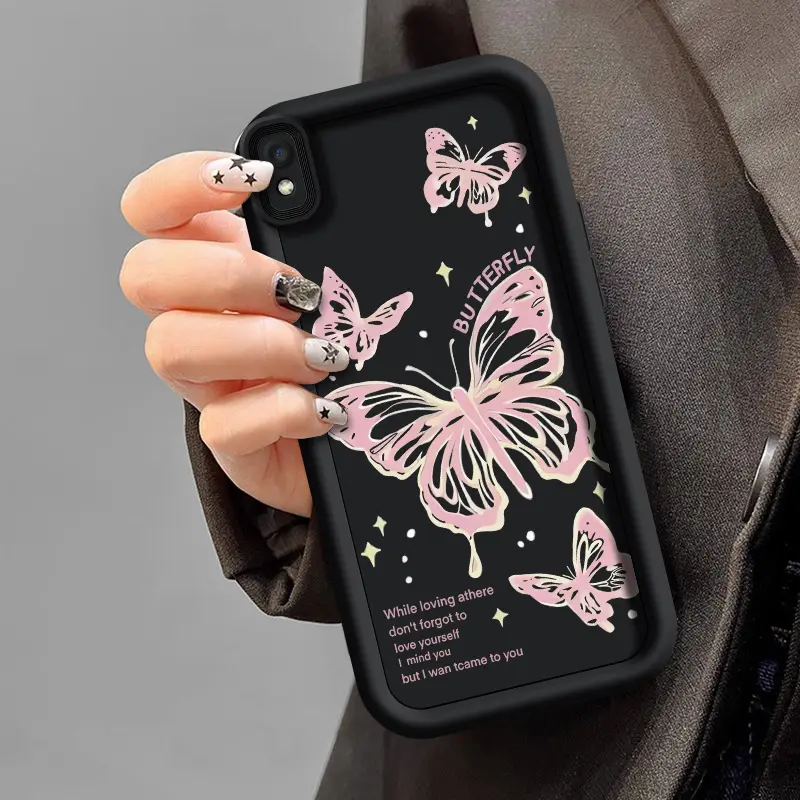 casing hp softcase butterfly simple for SAMSUNG A10