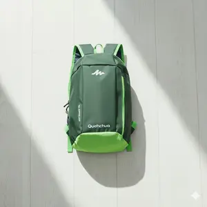 Quechua Tas Ransel Olahraga Mini 10 L Unisex Multifungsi Kapasitas 10 Liter Tampilan Sederhana Cocok untuk Pria dan Wanita