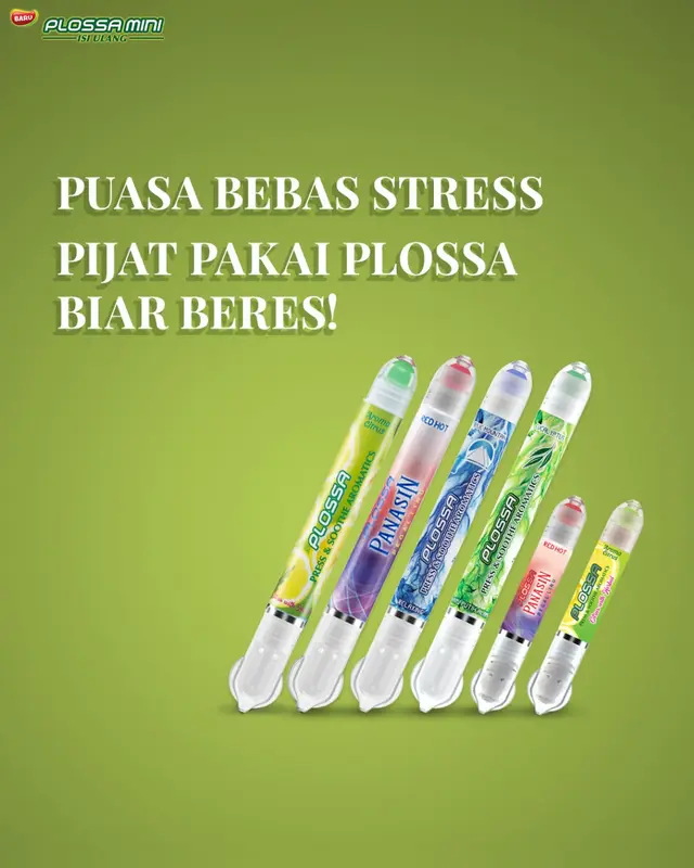 Inhaler Plossa Mini Press & Soothe Aromatics minyak aromatherapy 4ml Melegakan Flu Masuk Angin 1