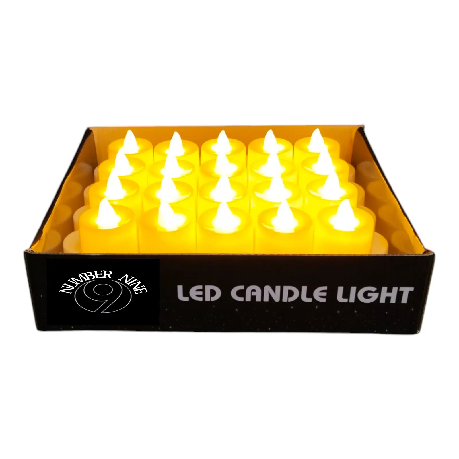 (Paket Isi 50) Lampu Lilin Hias LED Electrik Warm White / Lampu Lilin Hias Mini