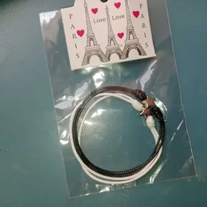TERMURAH RR_ACC !!!! (BELI 10 PASANG GELANG FREE 1PCS ||2Pcs Gelang Star Silver Alloy || TALI TIPIS PAKAI TALI 1MM Double Slide Tali Korea Premium