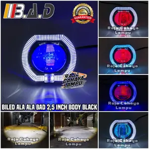 Projie Ala Ala Biled Mini 2,5 Inch BAD C943 Plus Shourd Devil Cut Off Universal Motor Dan Mobil Waterproof Car Lampu Kabel