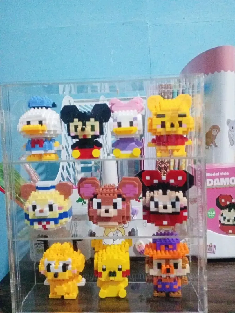 Rak Nano Brick Akrilik / Display Nano Brick / Rak Serbaguna Akrilik