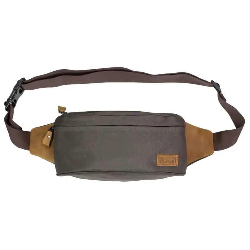 Pusiill - Waist Bag Pria R02 Tas Selempang Pinggang Kulit Waistbag 1