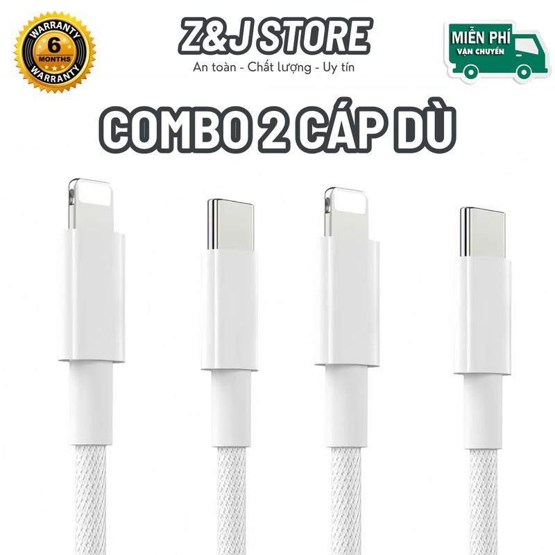 Sạc Nhanh 20W Type C To Lightning Cho IP 8-14prm, Bảo Hành 6 Tháng, Phụ Kiện Điện Thoại