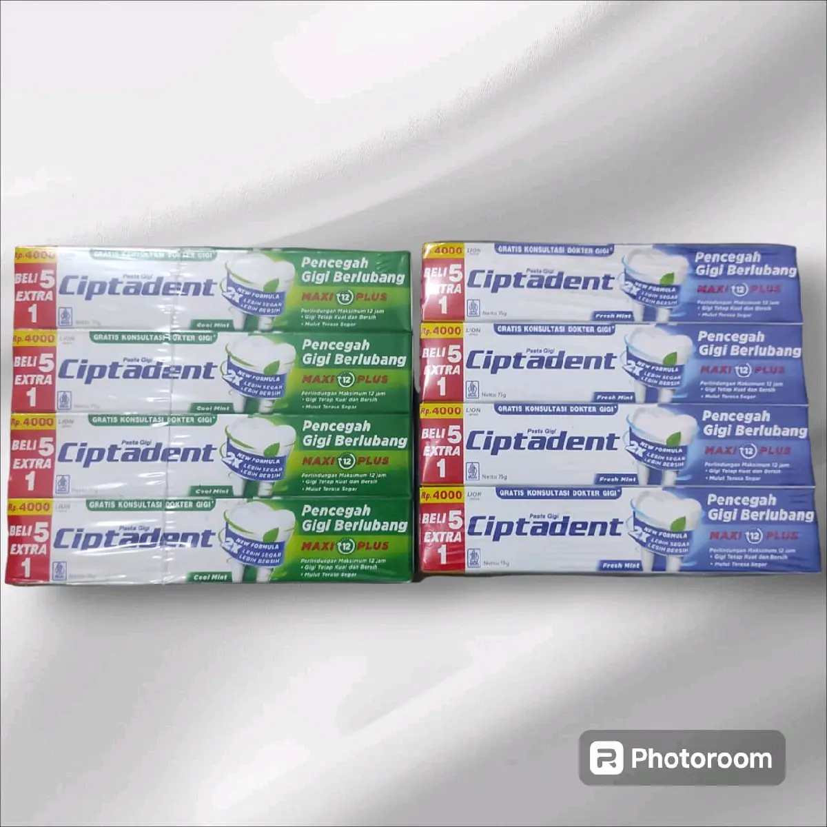6pcs/12pcs Pasta gigi Ciptadent 75g Perawatan Mulut